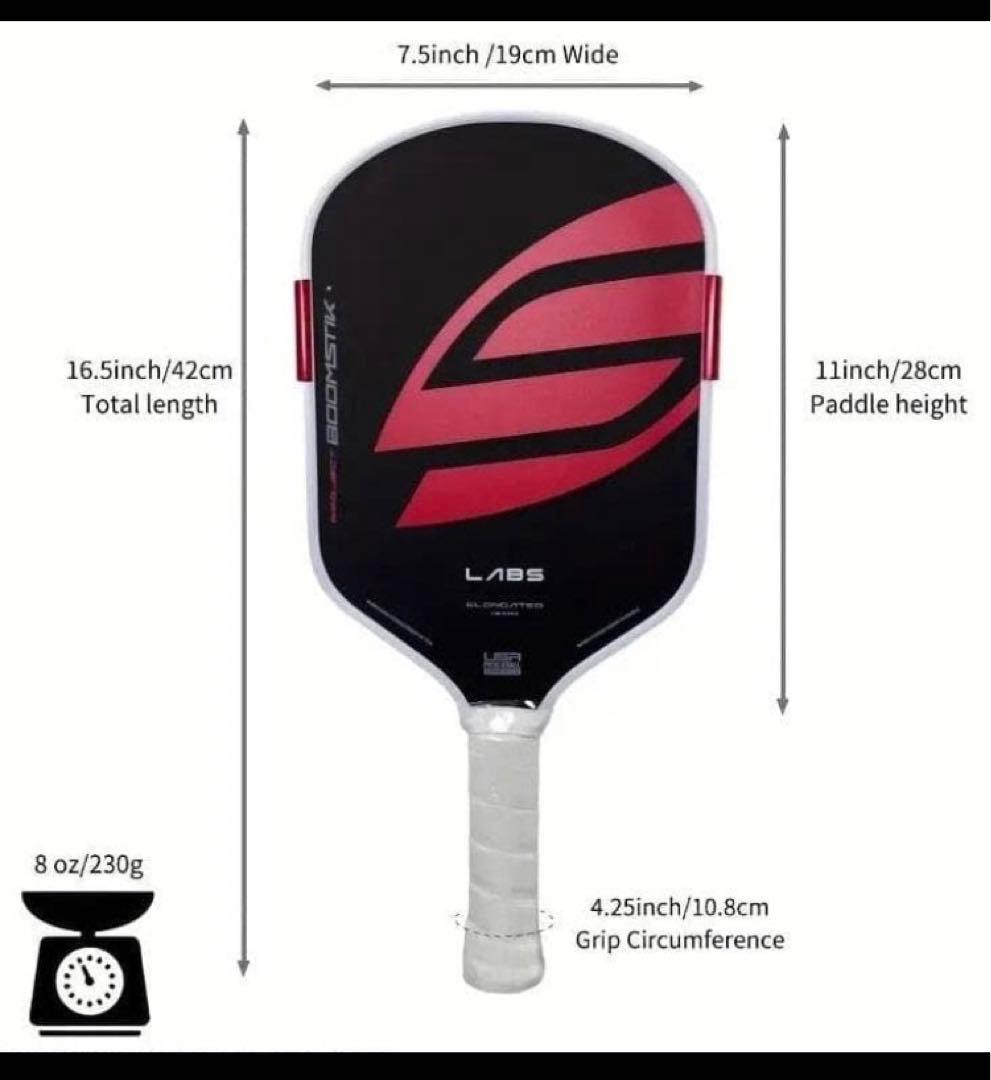 最新!!第4世代フォームコアパドル BOOMSTLIK　ピックルボール パドル