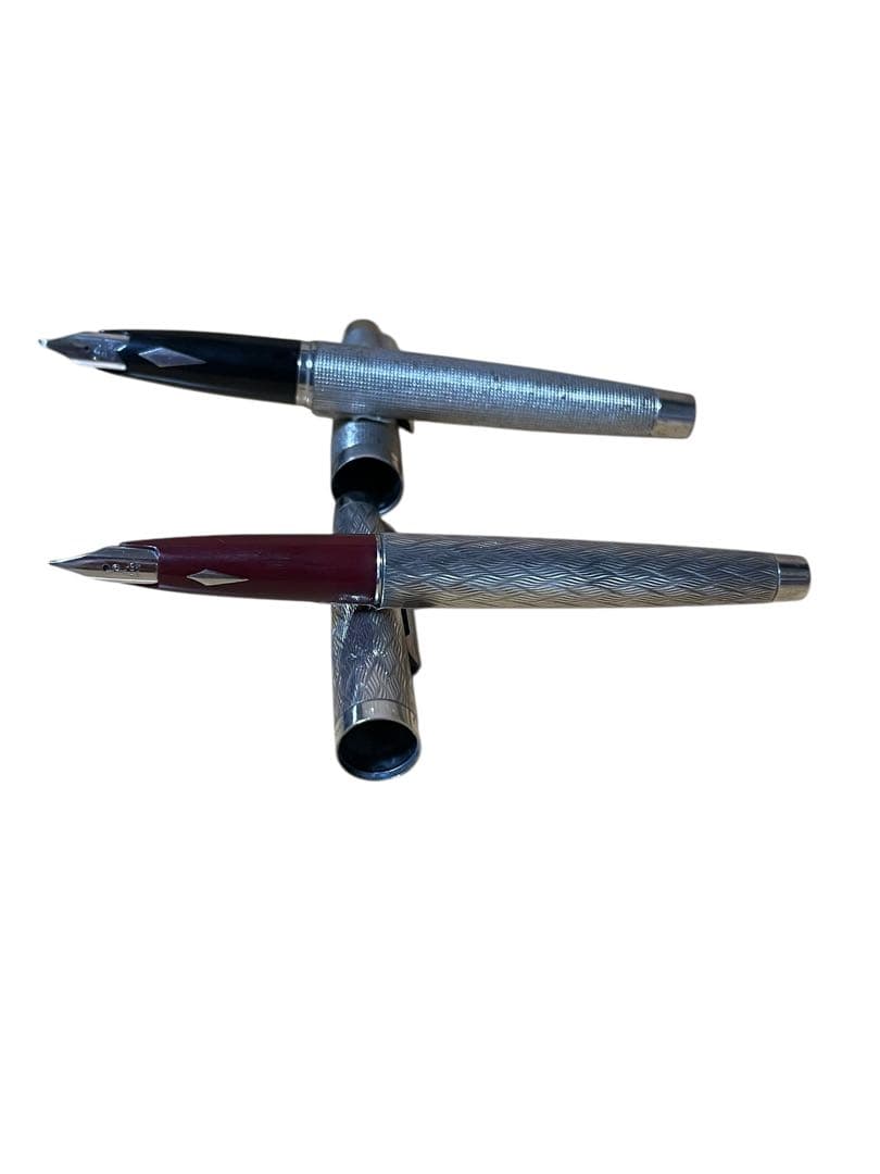 2本セット　プラチナ万年筆 プラチナ・プラチナ（中字） Pt. Alloy