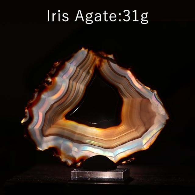 31g　イリスアゲート　インドネシア産　鉱物標本　アゲート