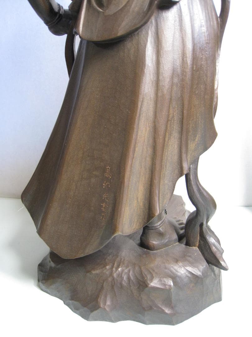 高村光雲　【仁王尊像】ブロンズ製　阿吽と吽形の一対