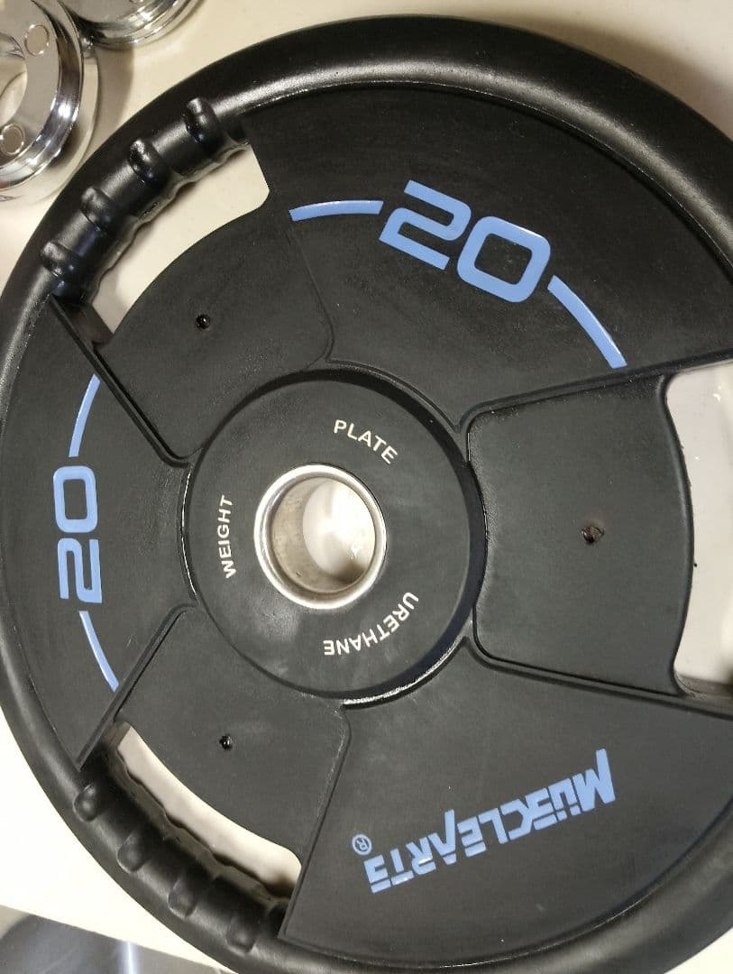オリンピック プレート MUSCLEARTS 20kg プレート 1枚①