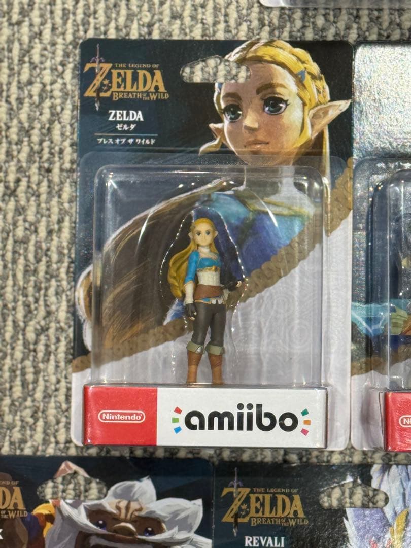【ゼルダamiibo】フィギュア 8体セット【ブレスオブザワイルド】