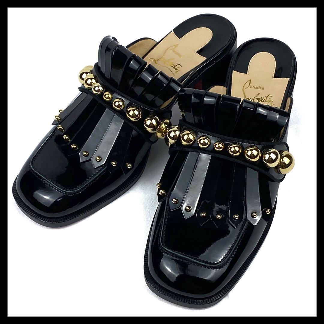 ✨新品同様✨クリスチャンルブタン　OCTAVIAN スタッズ　黒　24.5cm