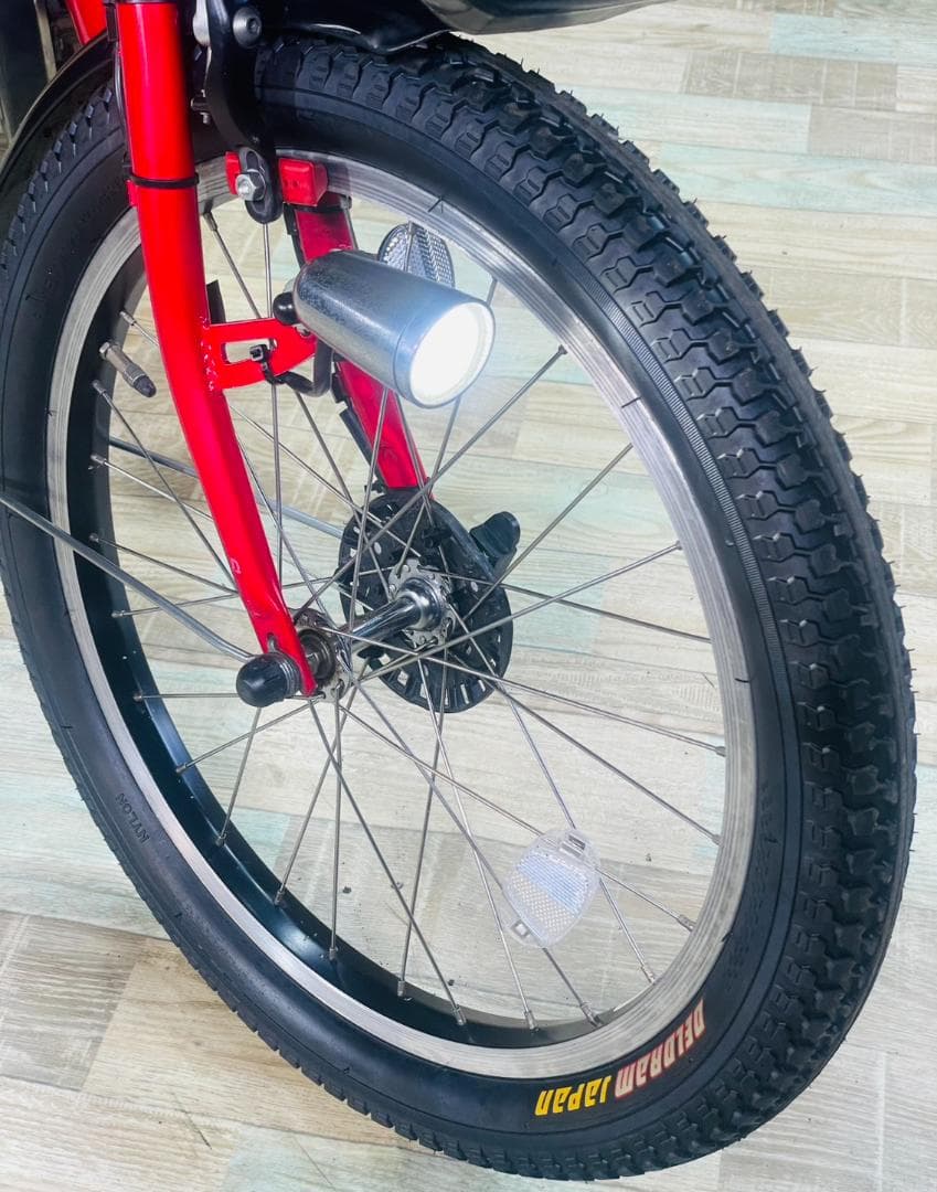 ブリヂストン No1モデル レッド系 子供乗せ電動アシスト H3382