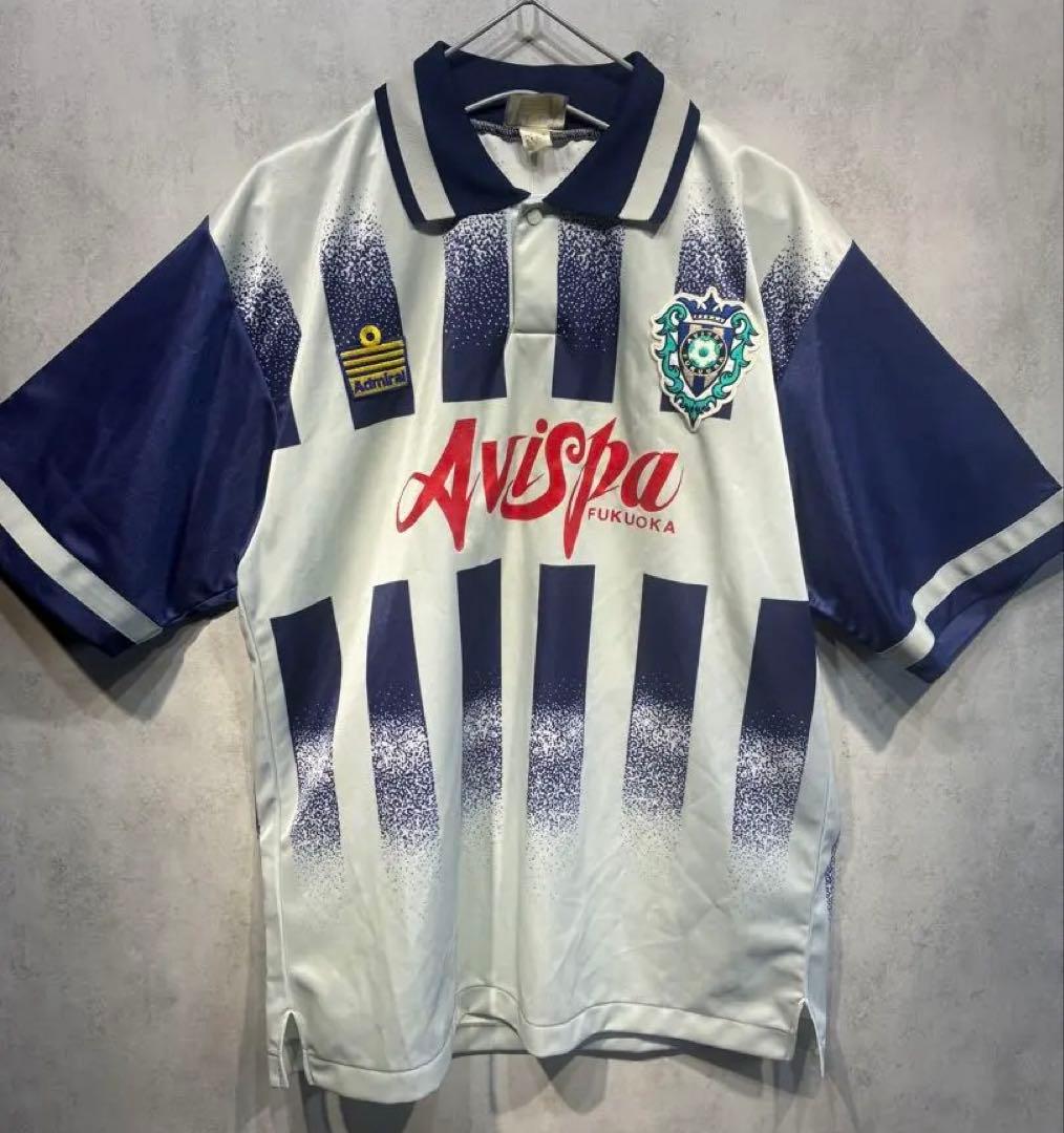 【デッドストック】アビスパ福岡 Admiral ユニフォーム シャツ ビンテージ