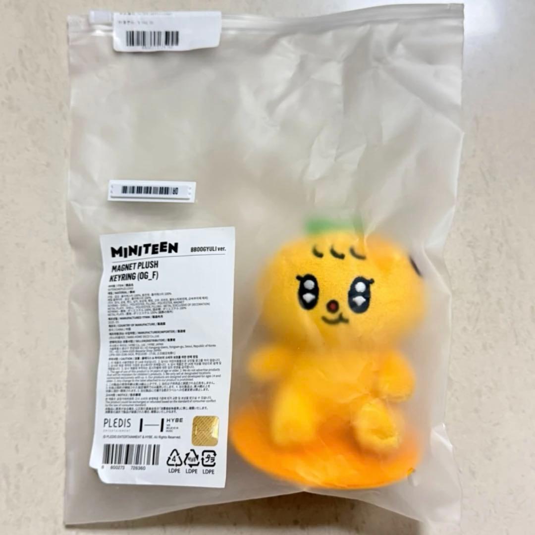 MINITEEN BBOOGYULI スングァン PLUSH KEYRING
