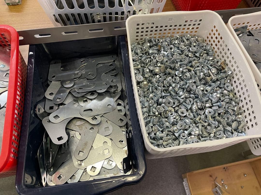 スチールラック 180×45×180 5段 ベージュ 5台分 福井県引き取り限定