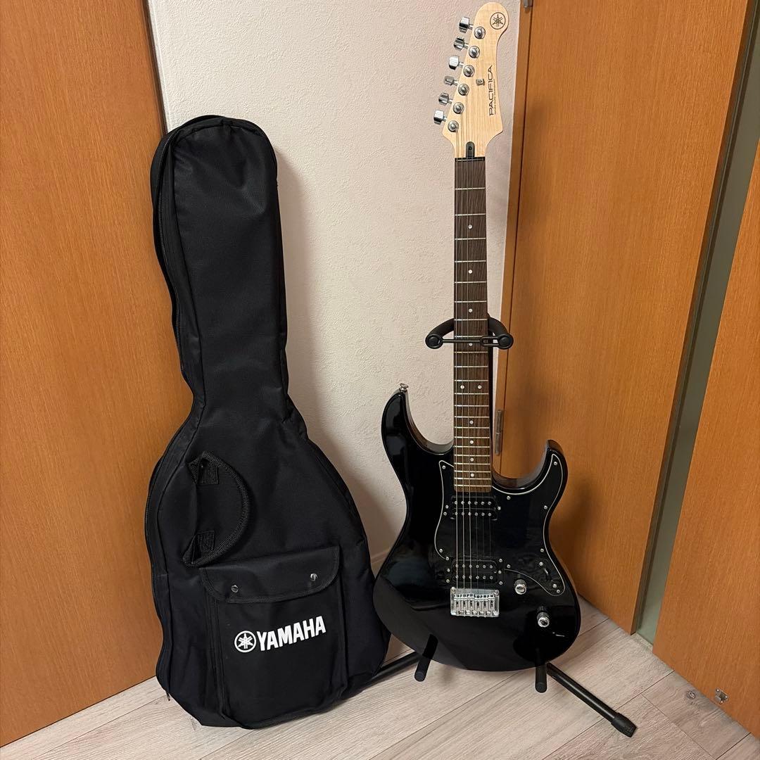 YAMAHA エレキギター ブラック ギターケース スタンド付き
