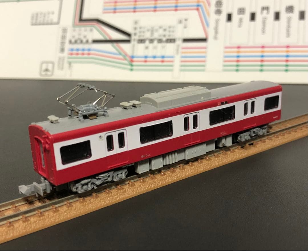 管理番号1691 京急 新600形（ガンメタリック）Nゲージ塗装済キット