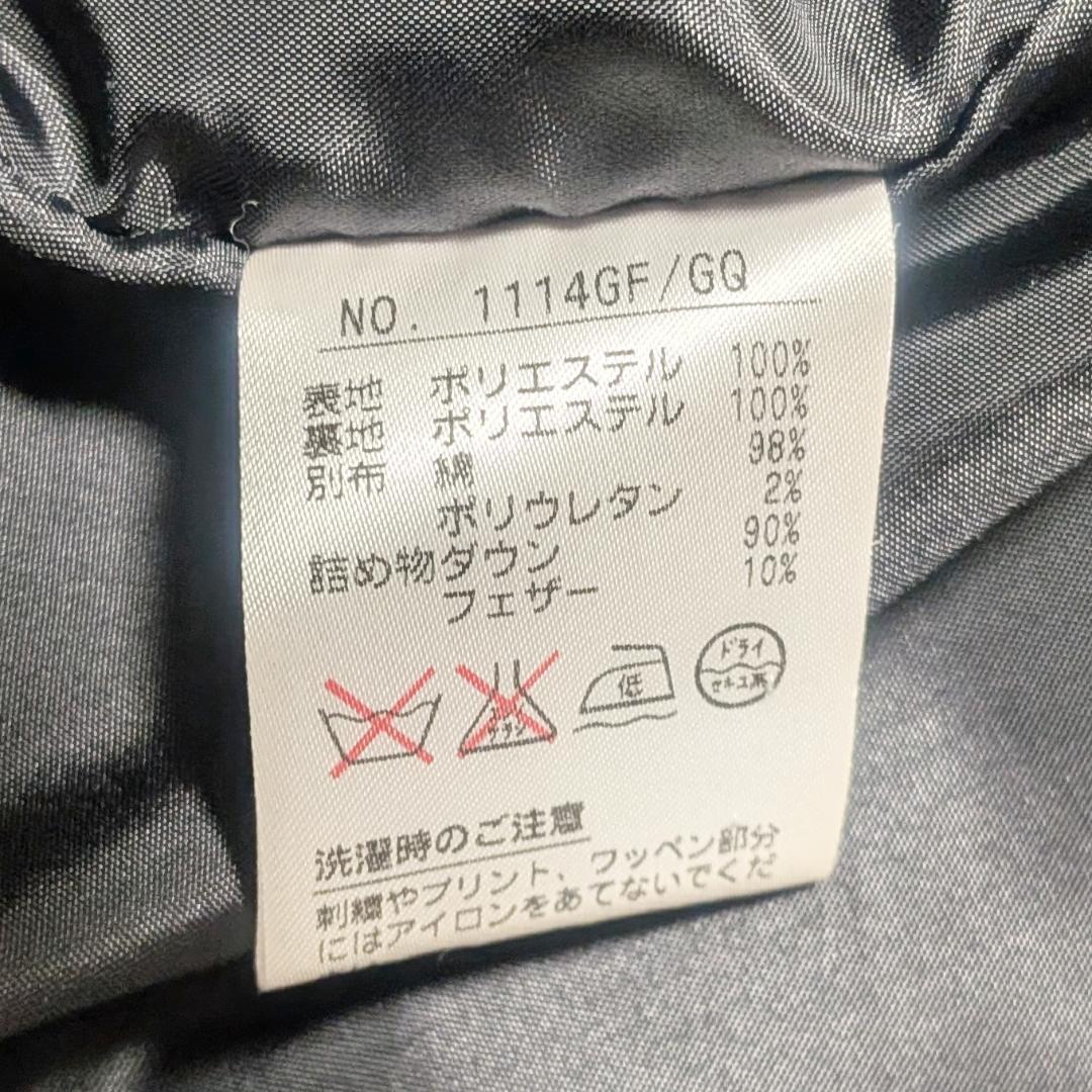 ブラック&ホワイト ゴルフウェア ダウンジャケット 黒 XL