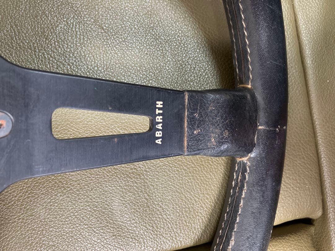 【旧車カスタム】DATSUN × ABARTH ステアリング ハンドル／現状品