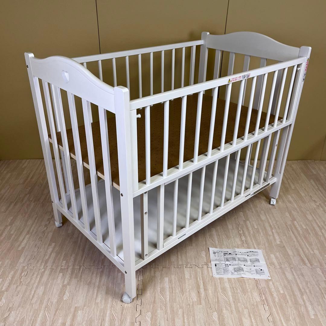 ☆除菌清掃済☆　♡ハートが可愛い♡　☆超美品☆スリーピー　プロヴァンス　ホワイト