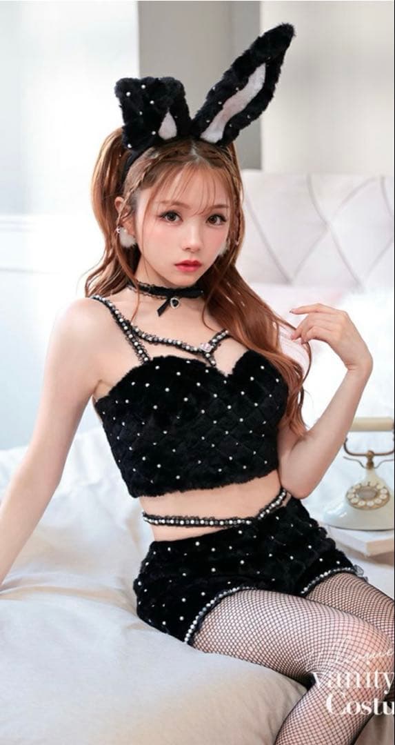 バニーガール コスプレ衣装 ブラック