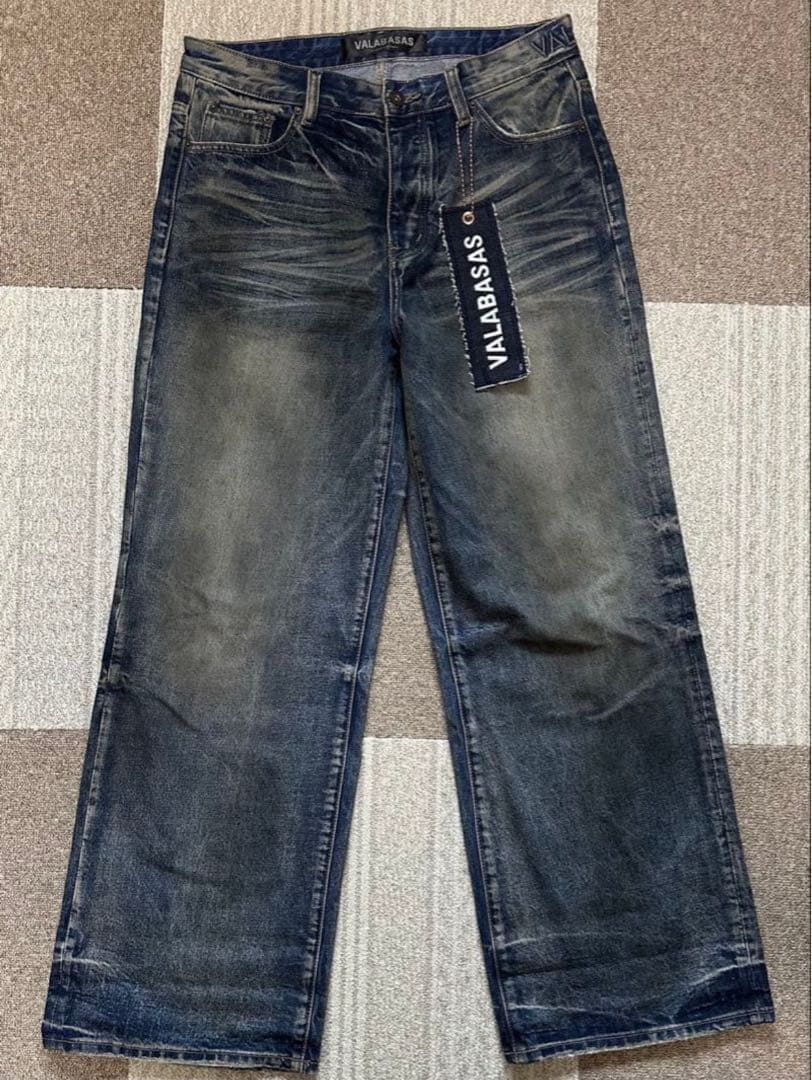 パンツ VALABASAS MR.BAGGY DIRTY VINTAGE BLUE 34