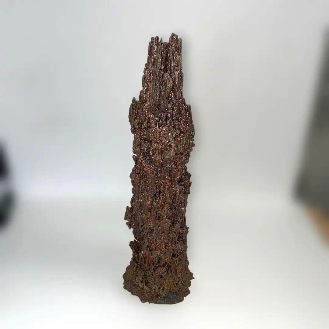 銅製ドロップ状オブジェ ジャンク品 素材・製造元不明