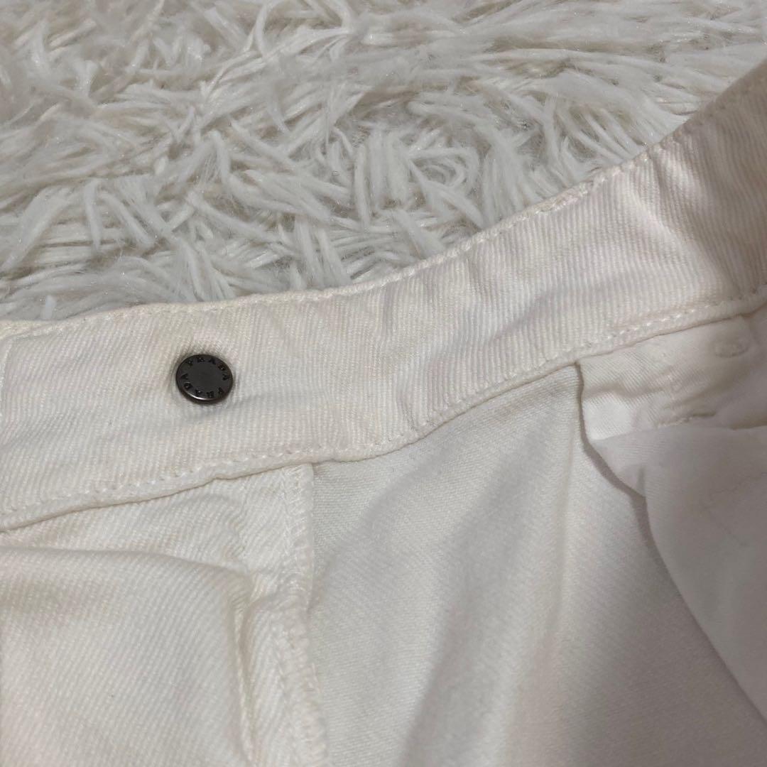 PRADA ストレートパンツ アイボリー 26 上品 キレイめ 着回し