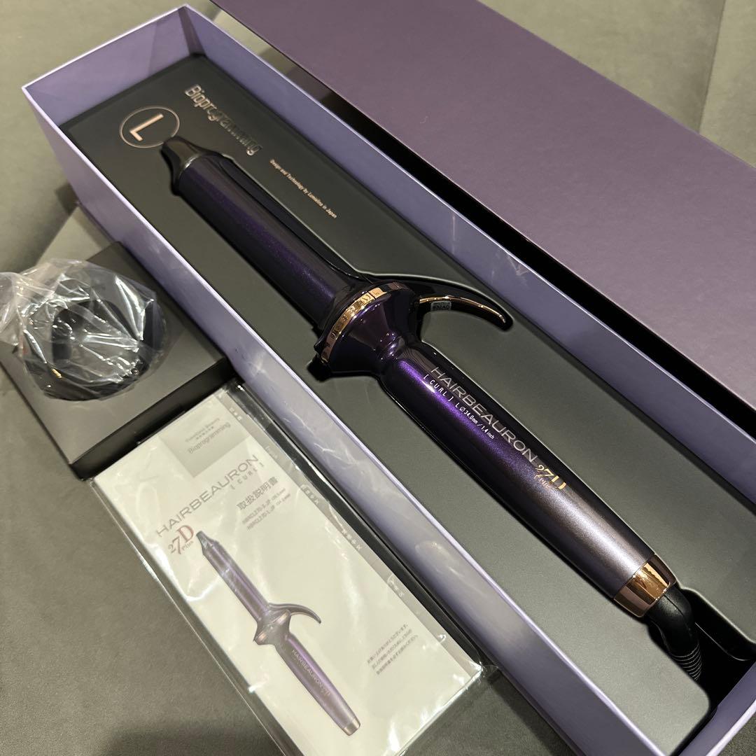【付属品完備】ヘアビューロン　カールアイロン　34㎜　27D 美品