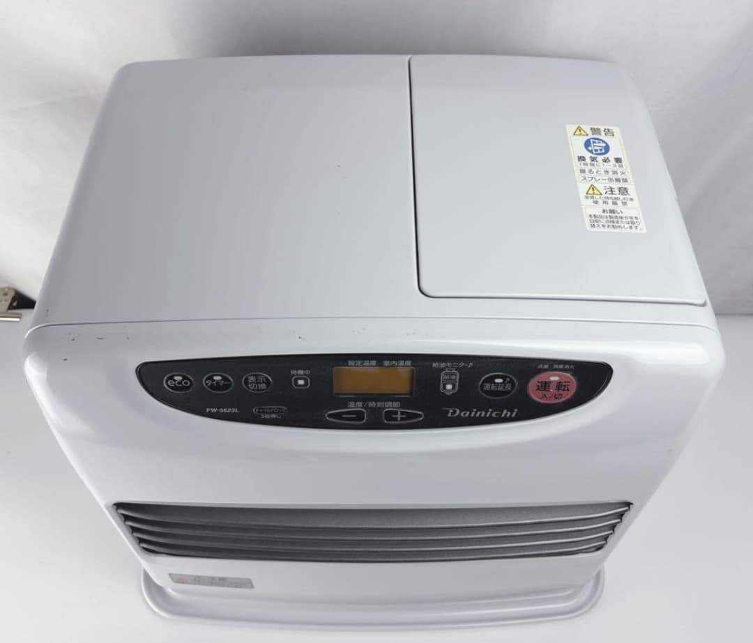 【美品】ダイニチ石油ファンヒーター９Ｌ大容量タンクFW-5623L-W