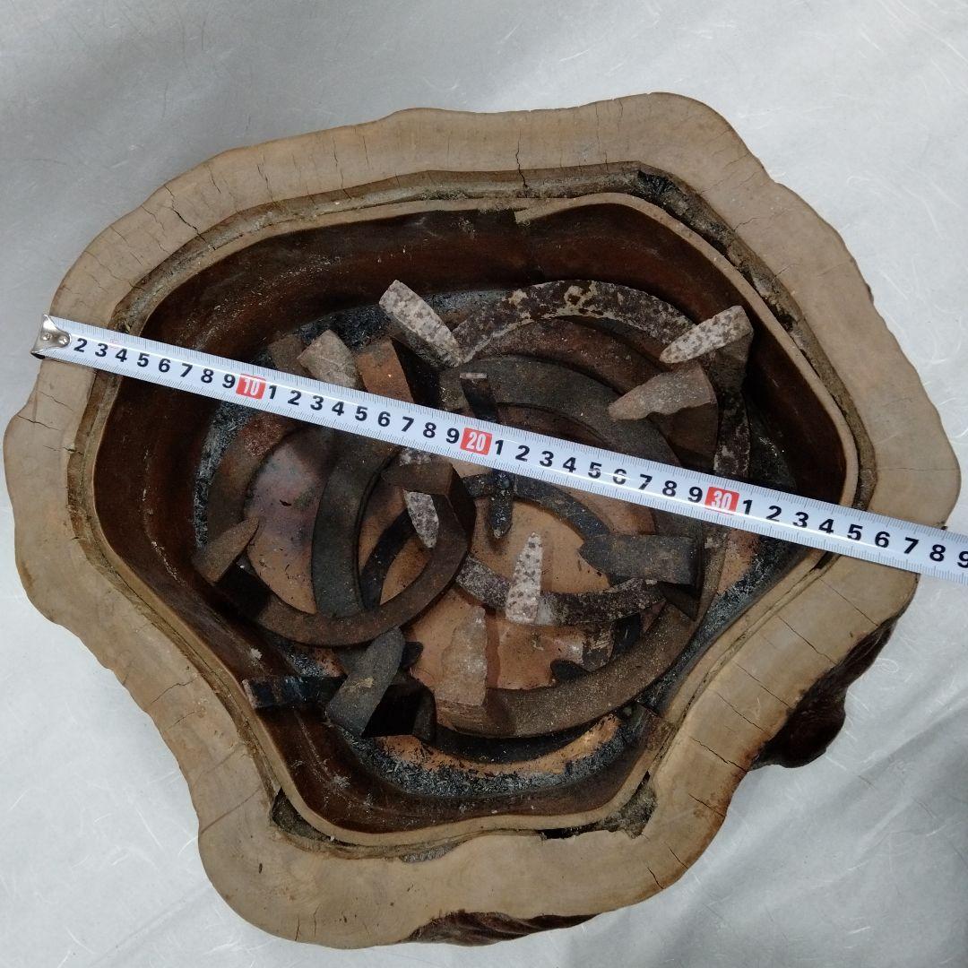 天然木　火鉢　五徳　まとめ売り　切り株レトロ