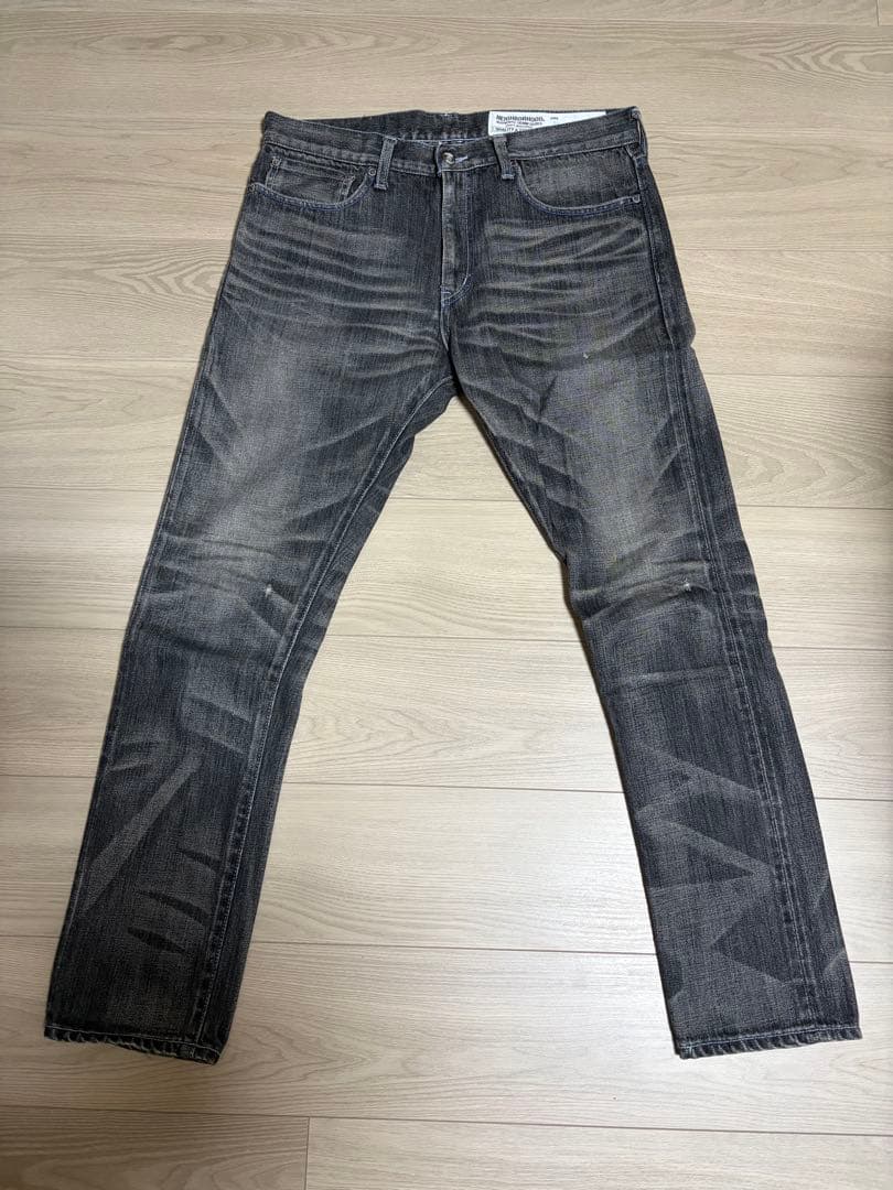 NEIGHBORHOOD グレー デニムパンツ