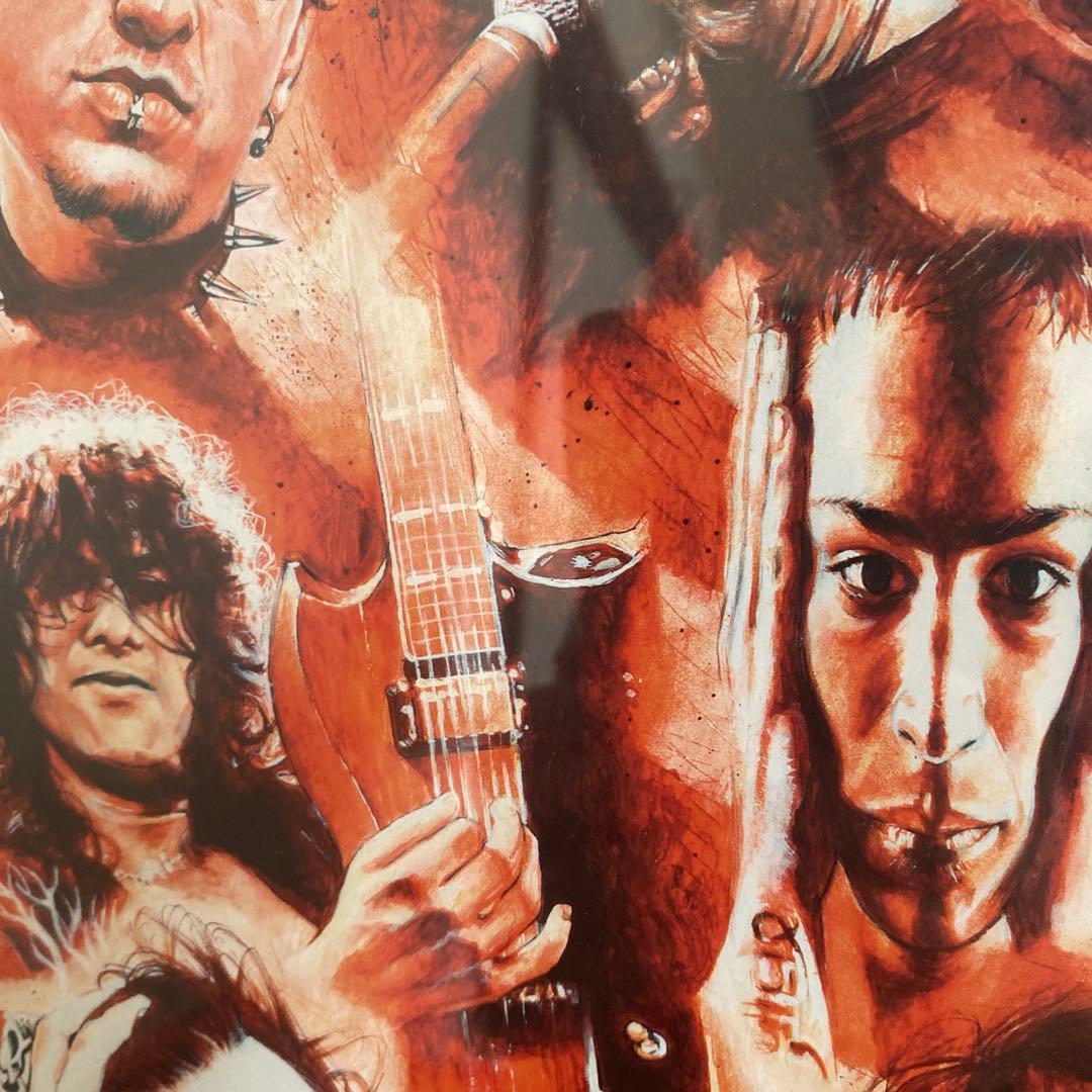 US UKミュージシャンポスター　額入り　　ニルヴァーナ　レッチリ　激レア　廃盤