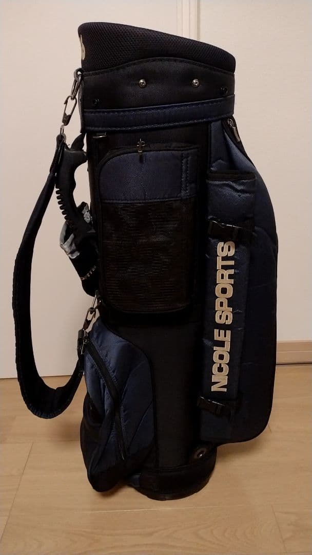 NICOLE SPORTS キャディバッグ ネイビー