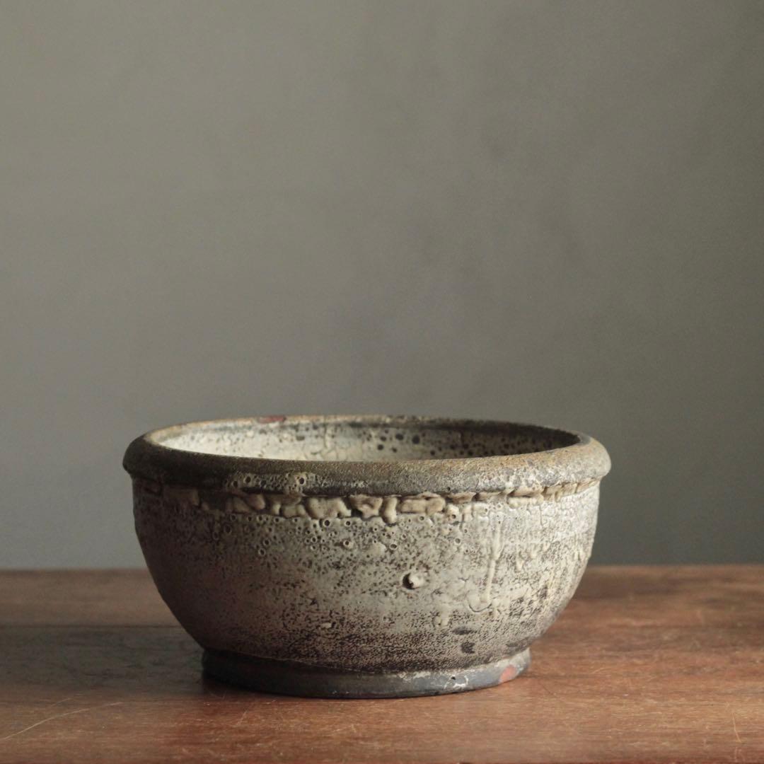松代焼 失透釉 捏ね鉢 古美術 古道具 アンティーク 民芸