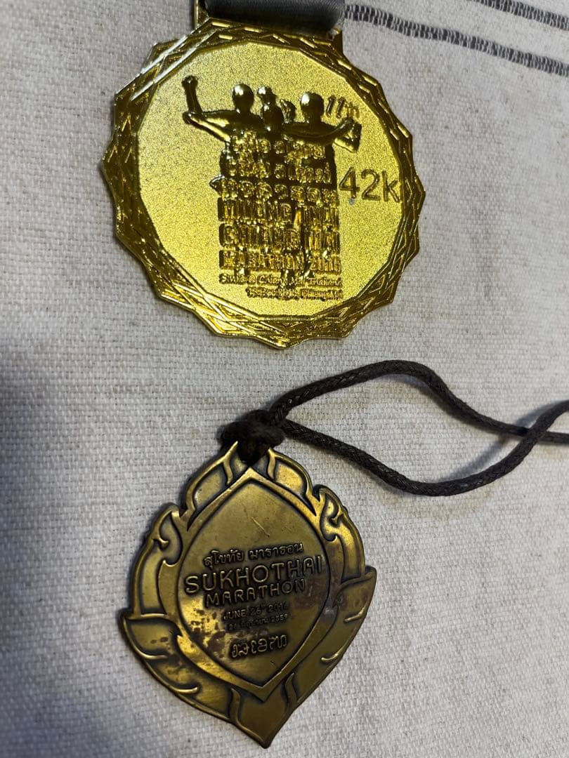 海外マラソンフル完走メダル　泰タイバンコクマラソンThai