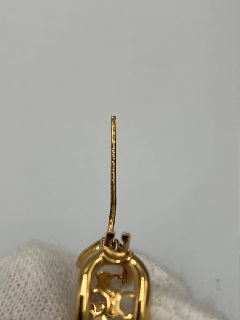 【片耳のみ】CELINE セリーヌ マカダム ピアス