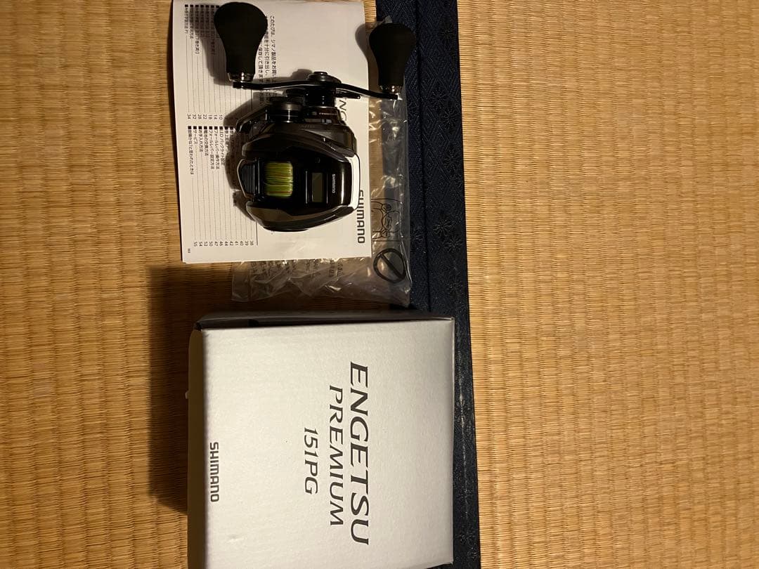 シマノ 23 炎月 エンゲツ プレミアム 151PG 左ハンドル ライン付き