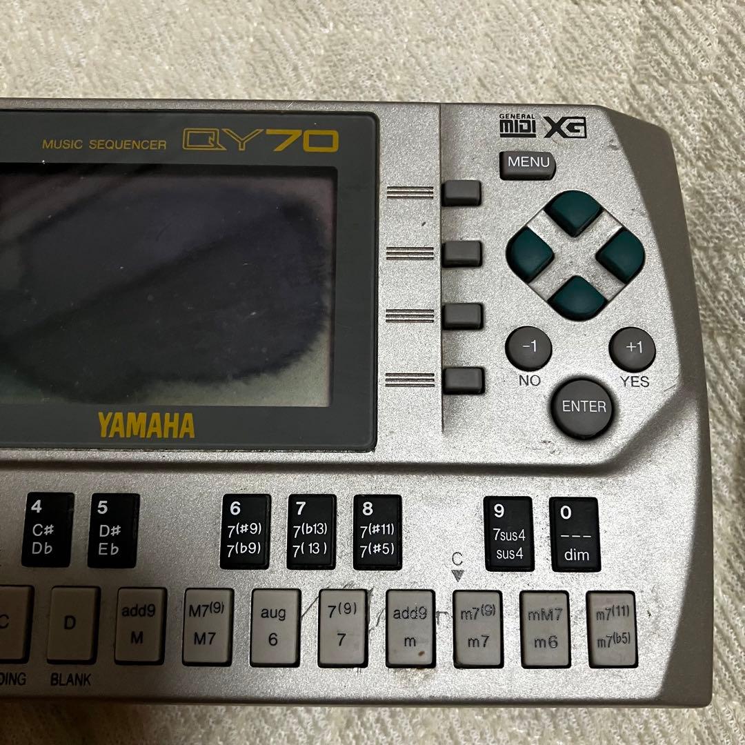 [本体のみ、画面やけあり]YAMAHA ヤマハ　QY70 音源モジュール
