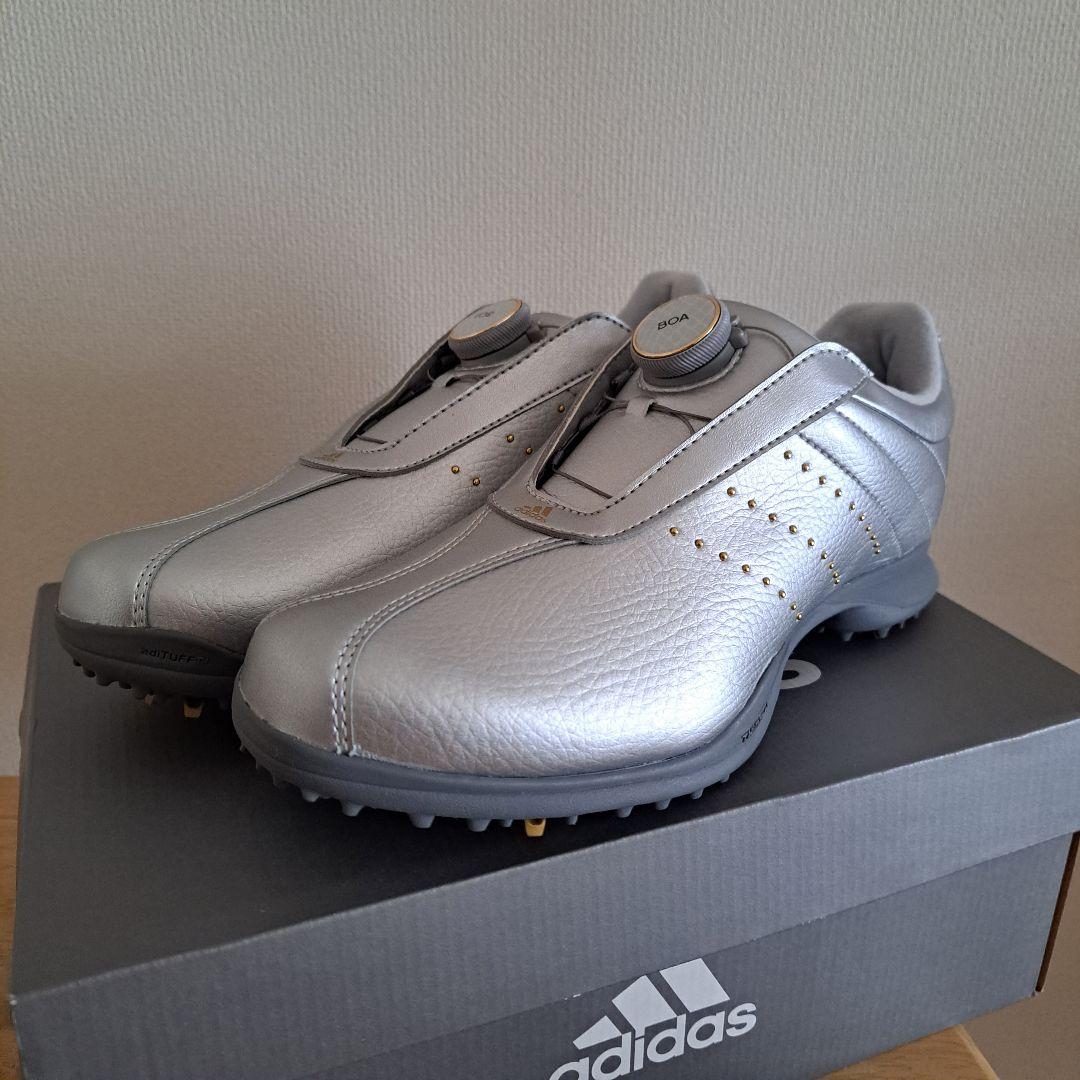 【新品】adidas D BOA　ゴルフシューズ シルバー　アディダス