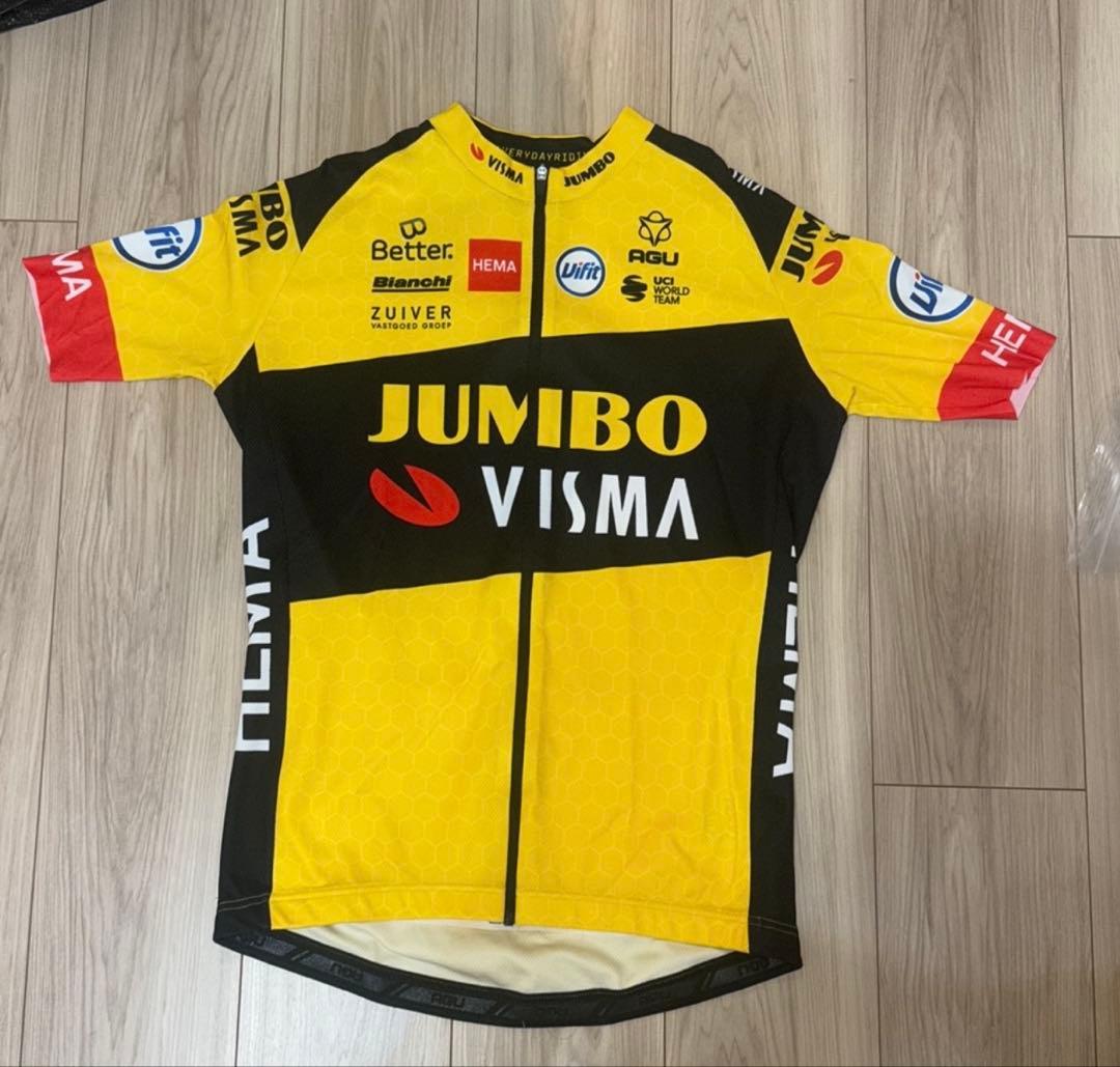 Jumbo visma ユンボヴィスマ　半袖ジャージ