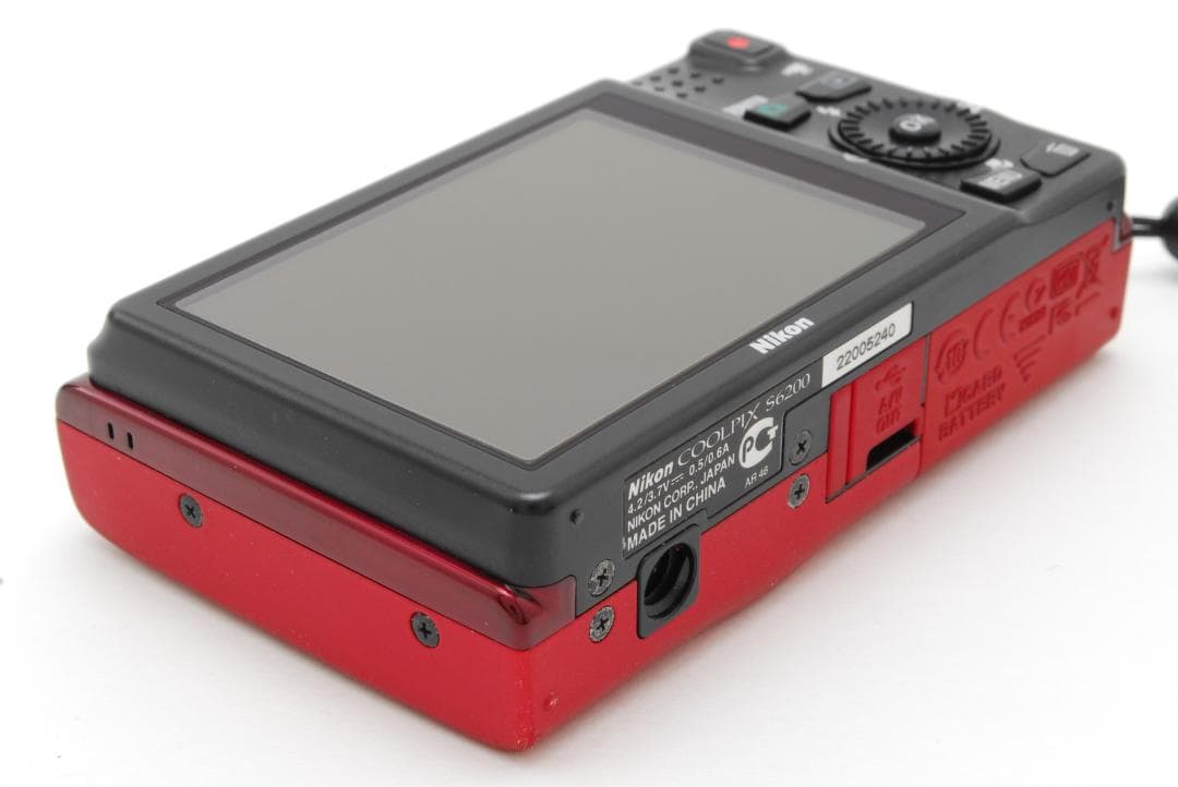 Nikon COOLPIX s6200 赤 コンパクトデジタルカメラ 動作確認済