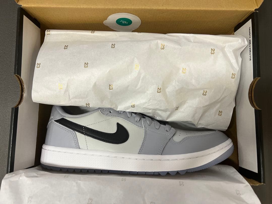 Air Jordan 1 Low G ウルフグレー 27cm