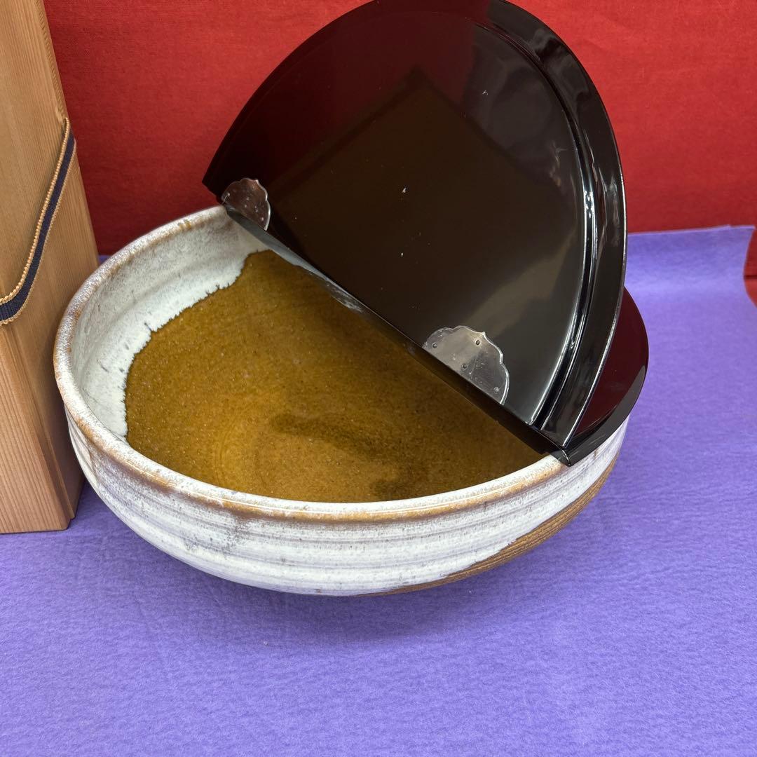 【76】高取焼＊清和作＊水指