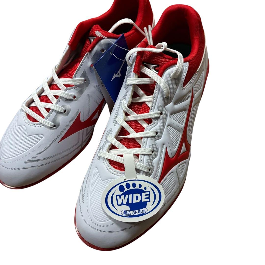 未使用　ミズノ　ライトレボバディー　野球　ソフトボール　スパイク　24.5cm