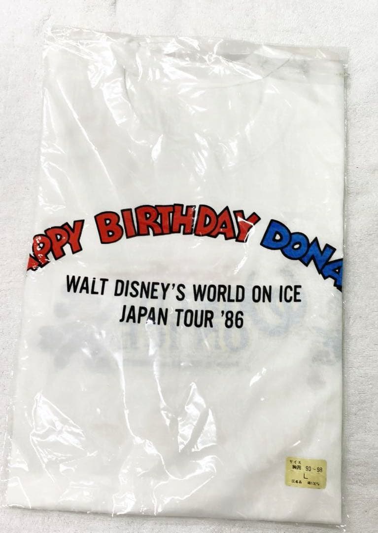 ディズニー ワールドオンアイス 1986 1st日本ツアー Tシャツ　新品