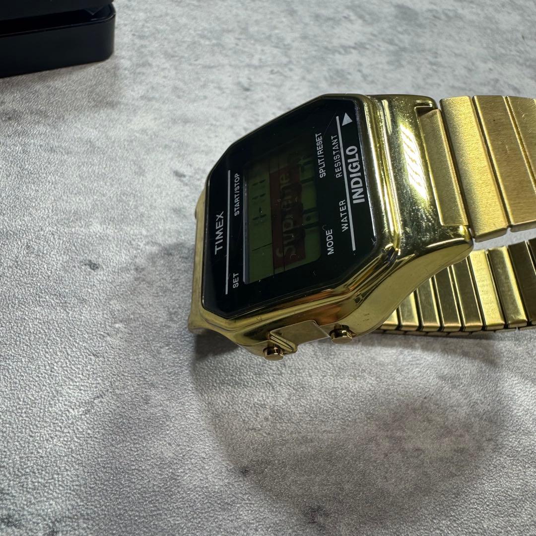Supreme TIMEX 腕時計 Digital Watch マルジェラ 金