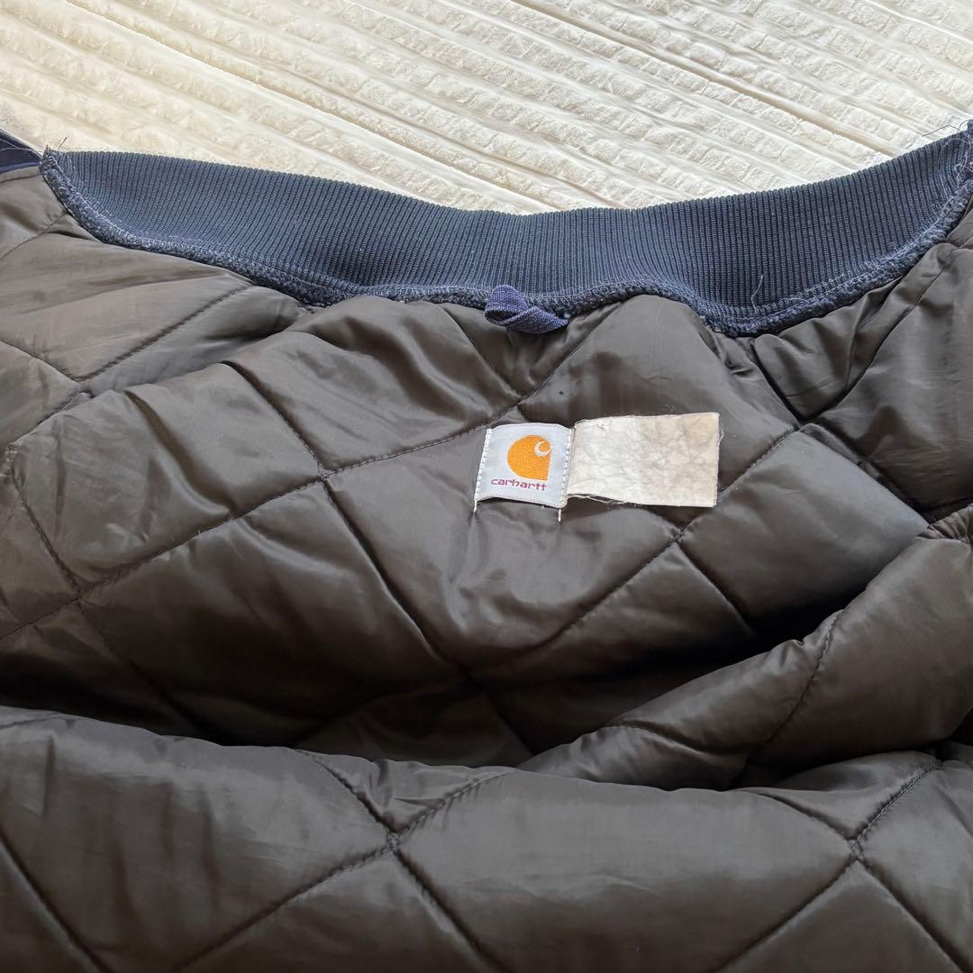 90's カーハート ベスト ネイビー ナス紺 フェード M ステューシー