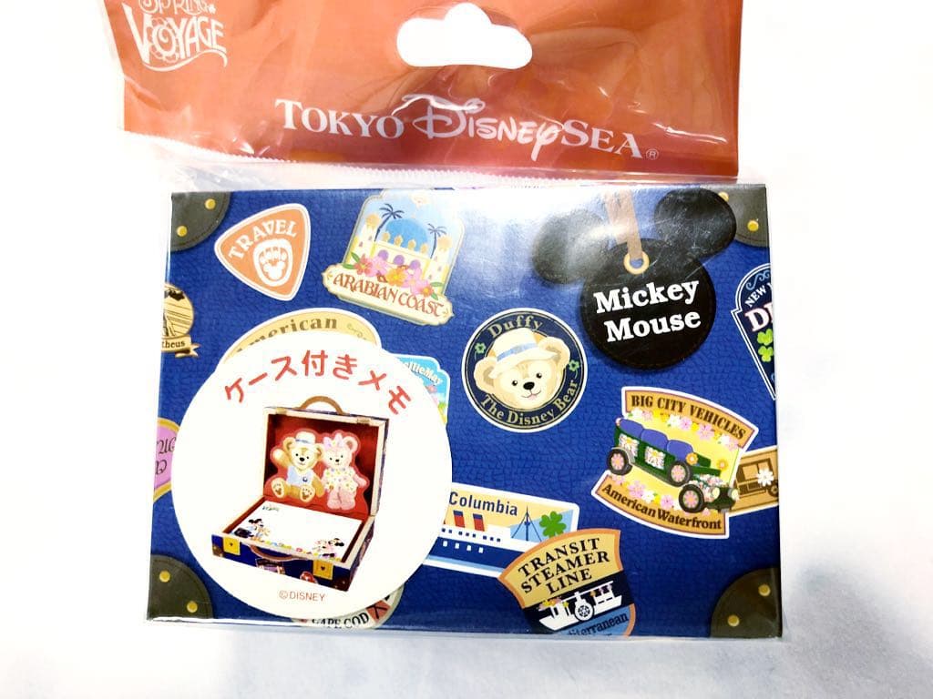 ☆新品☆ダッフィー トランクメモ帳