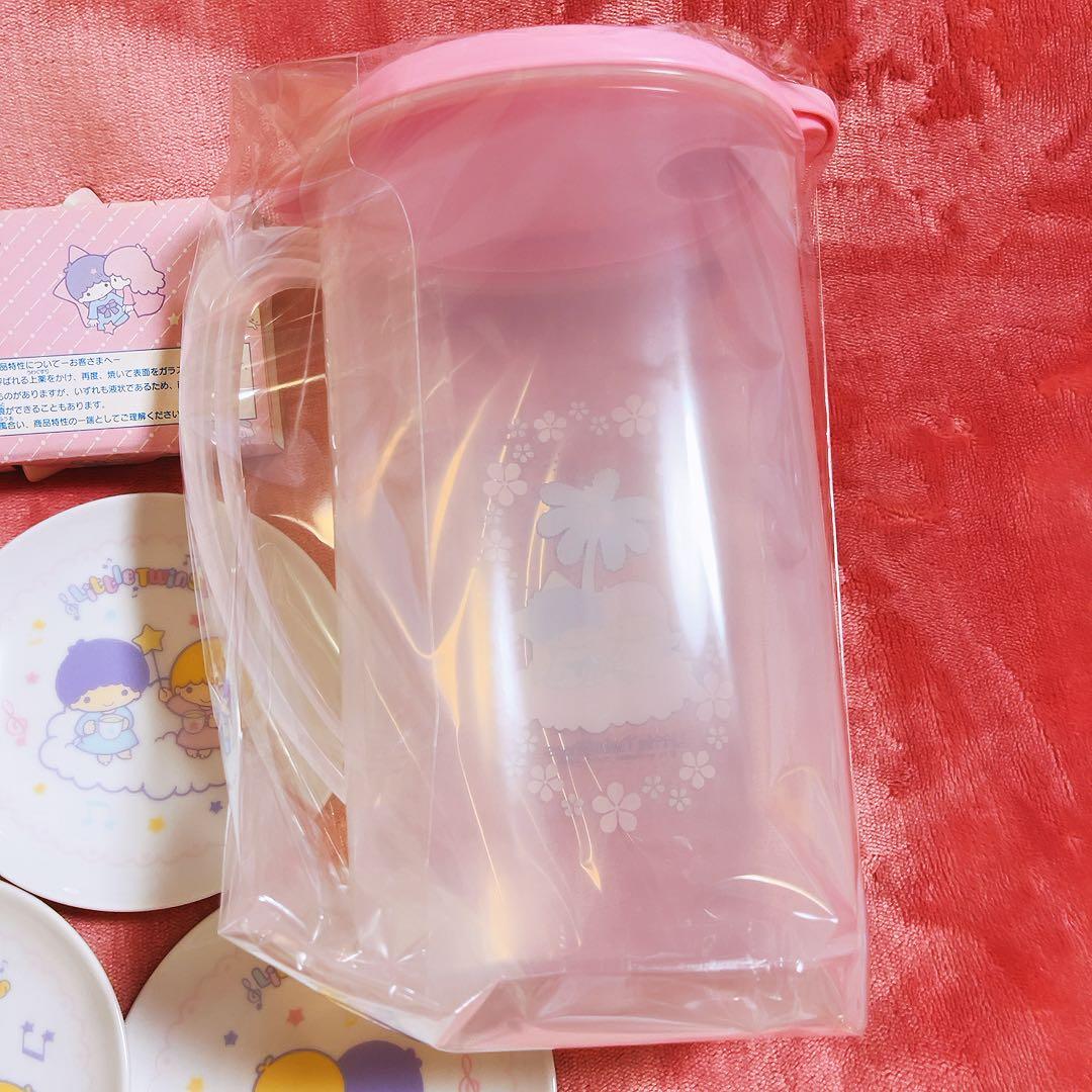 希少レア　キキララ　小皿　トレイ　リボン　ティーポット　平成レトロ　サンリオ