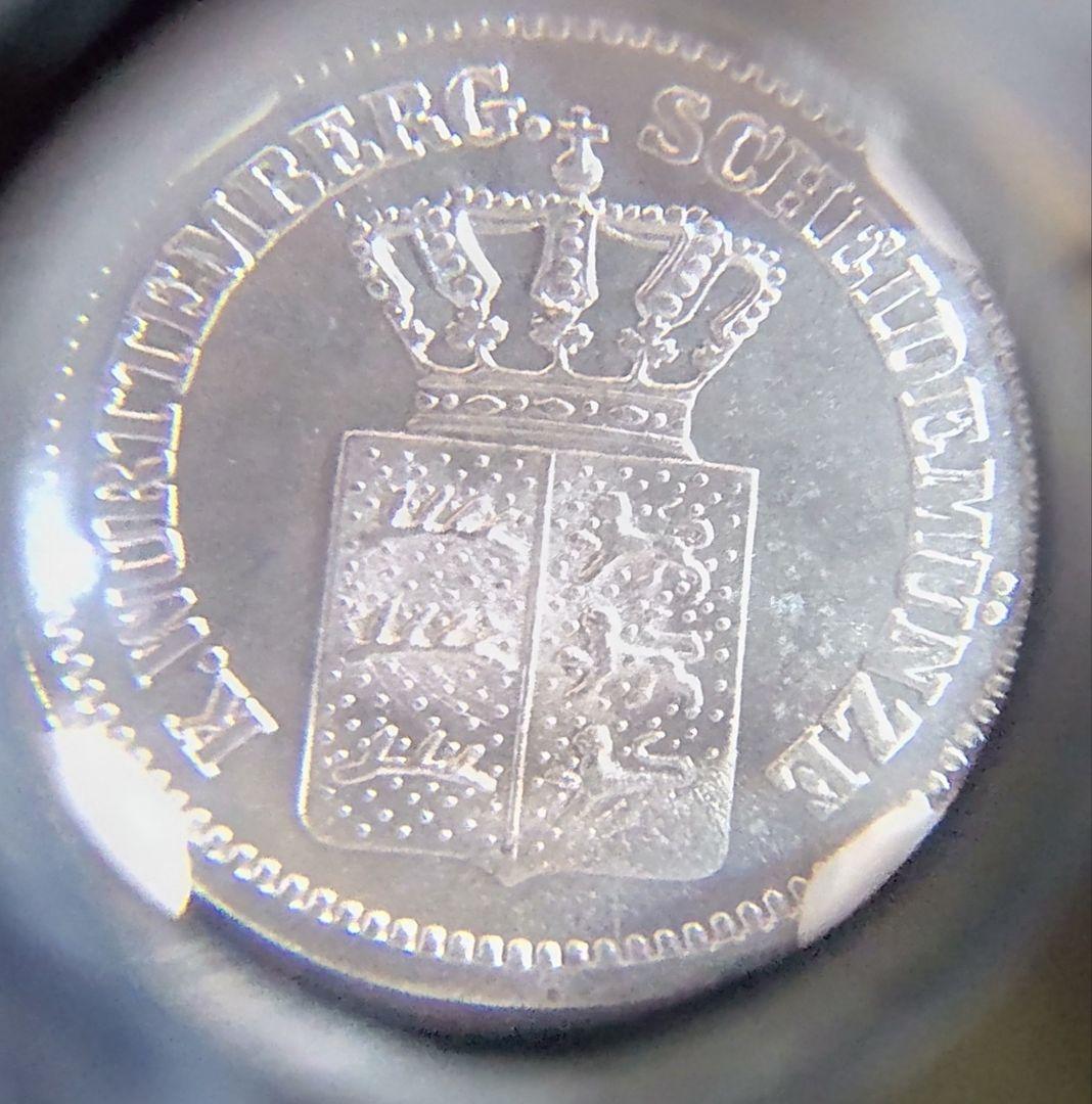 ✨月末セール！NGC MS66/1クロイツァー銀貨 ドイツ✨