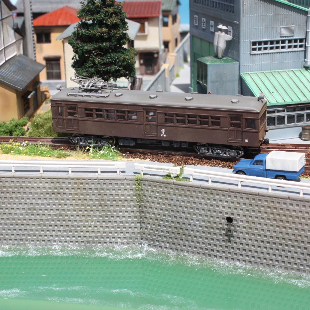 Nゲージ ジオラマ 「煙突のある街」 ジオコレ ストラクチャー 鉄道模型