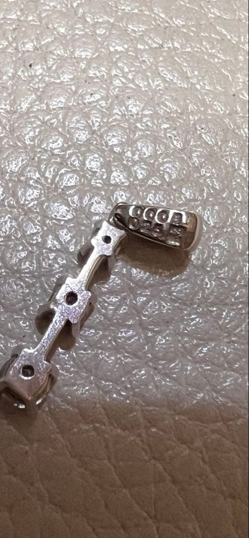 18k WGペンダント直径0.25