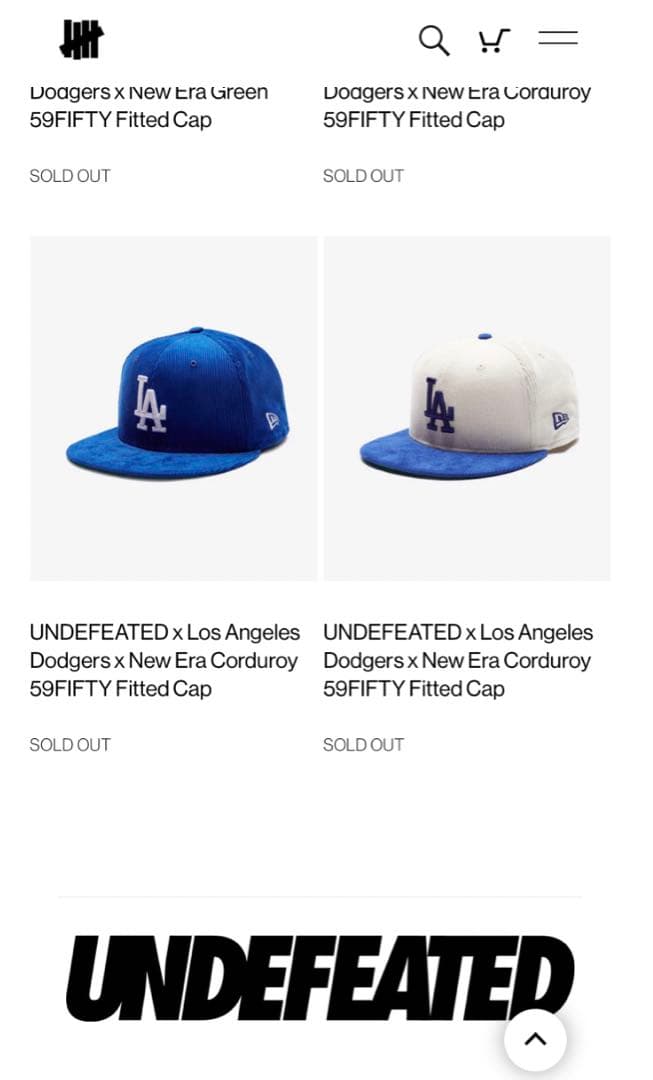 ⚠️入手困難⚠️ ニューエラ アンディフィーテッド ドジャース　大谷翔平 キャップ