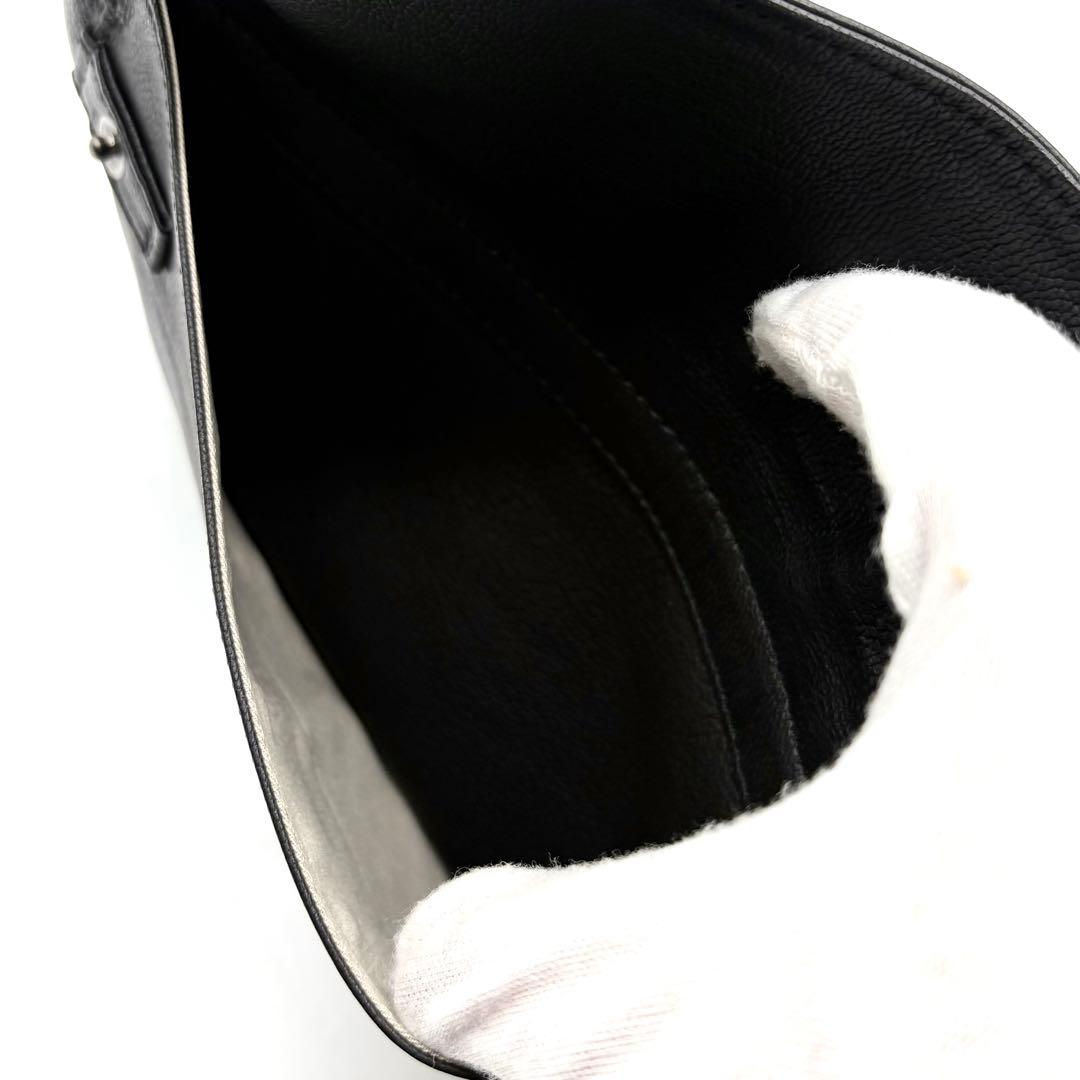 【極美品】ポーター ランブラー ショルダーバッグ レザー 斜め掛け ブラック