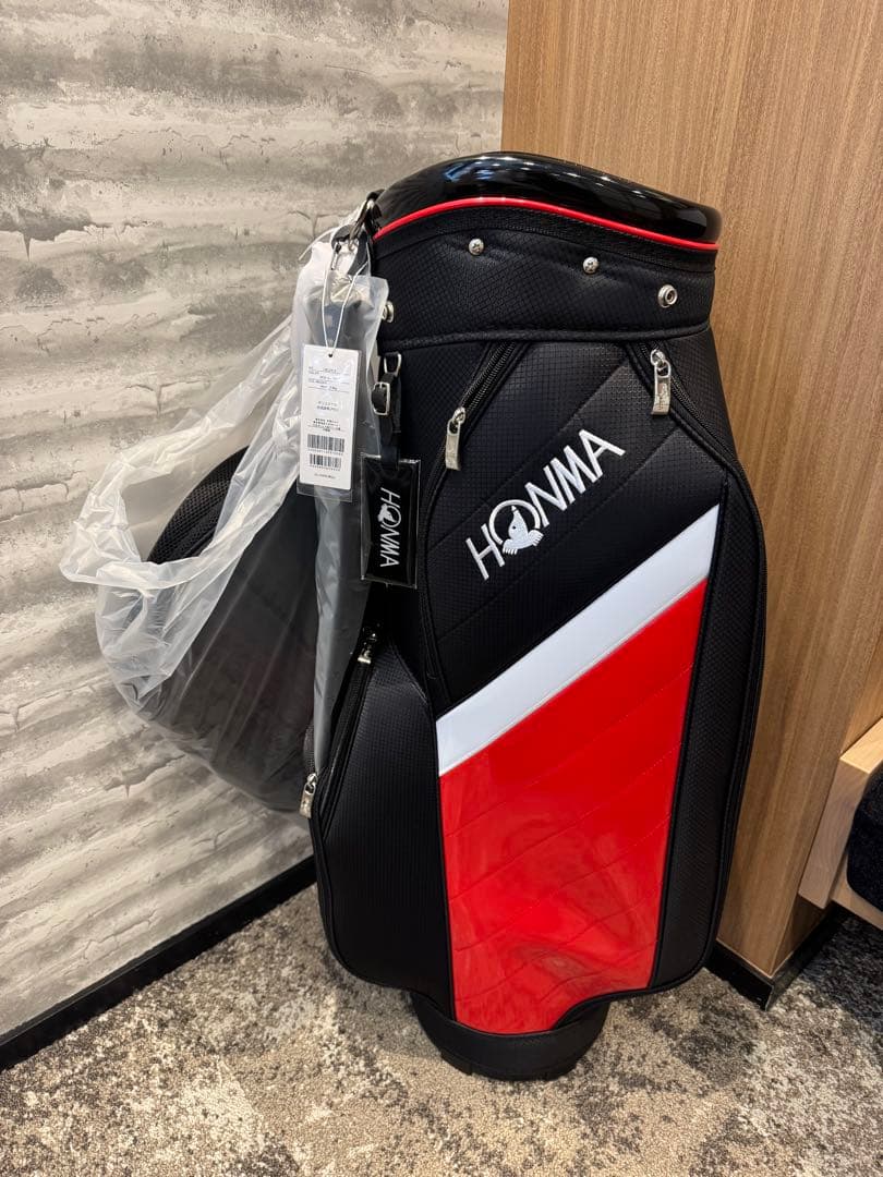 HONMA ゴルフバッグ ブラック/レッド