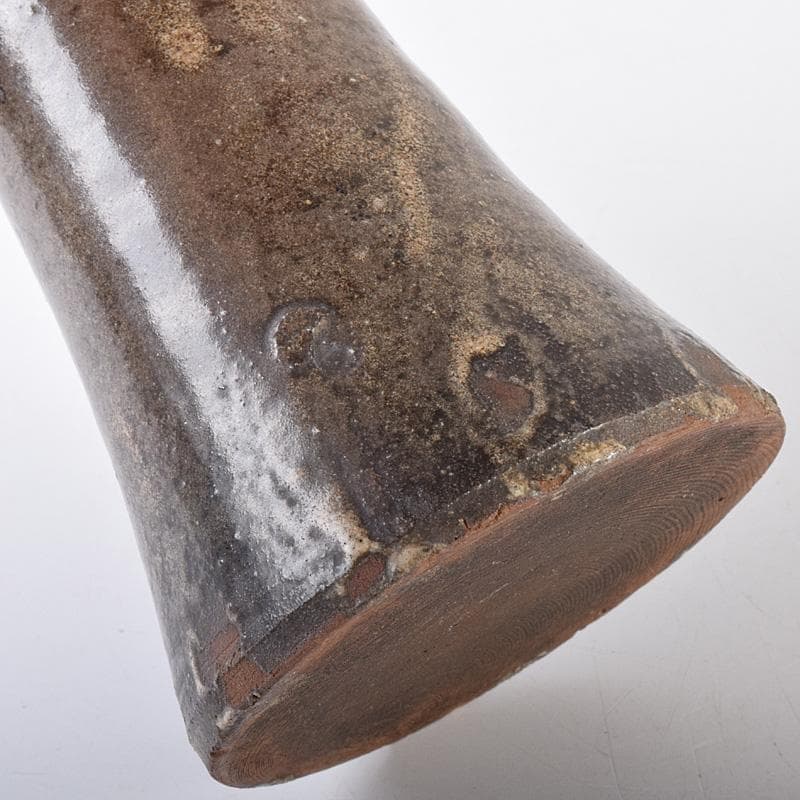 瀬戸焼　古瀬戸　織部　筒瓶　花瓶　時代箱　V　R7607