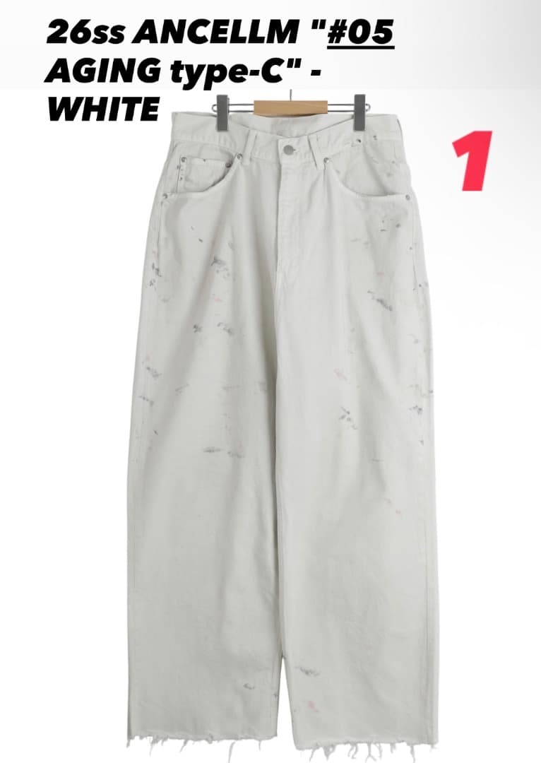 パンツ 26ss ANCELLM \